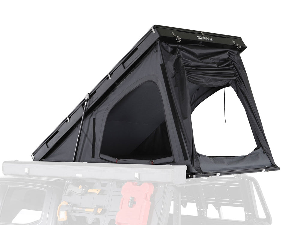 ikamper hard top roof top tent left side view