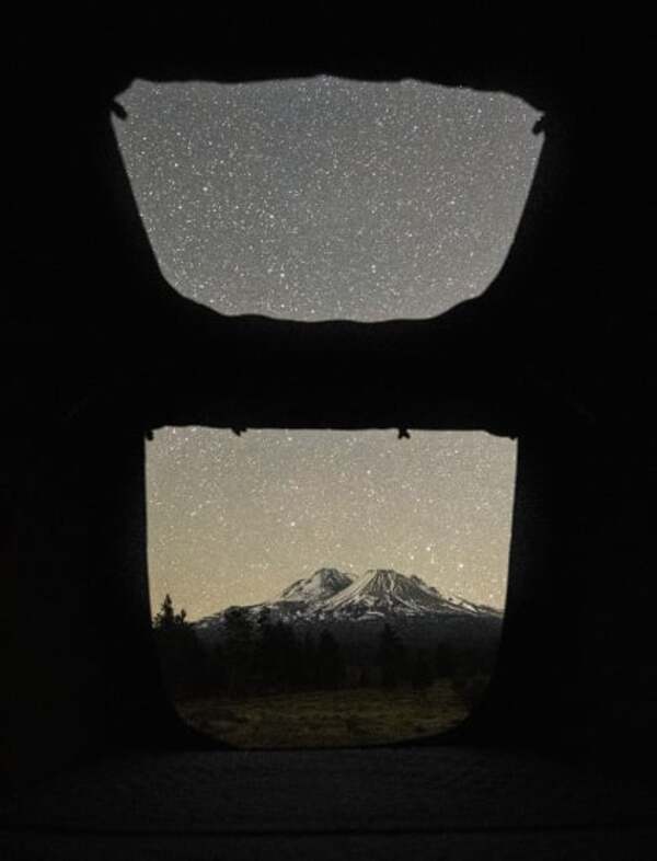 iKamper Skycamp 3.0 2X Skyview Window Looking at Stars
