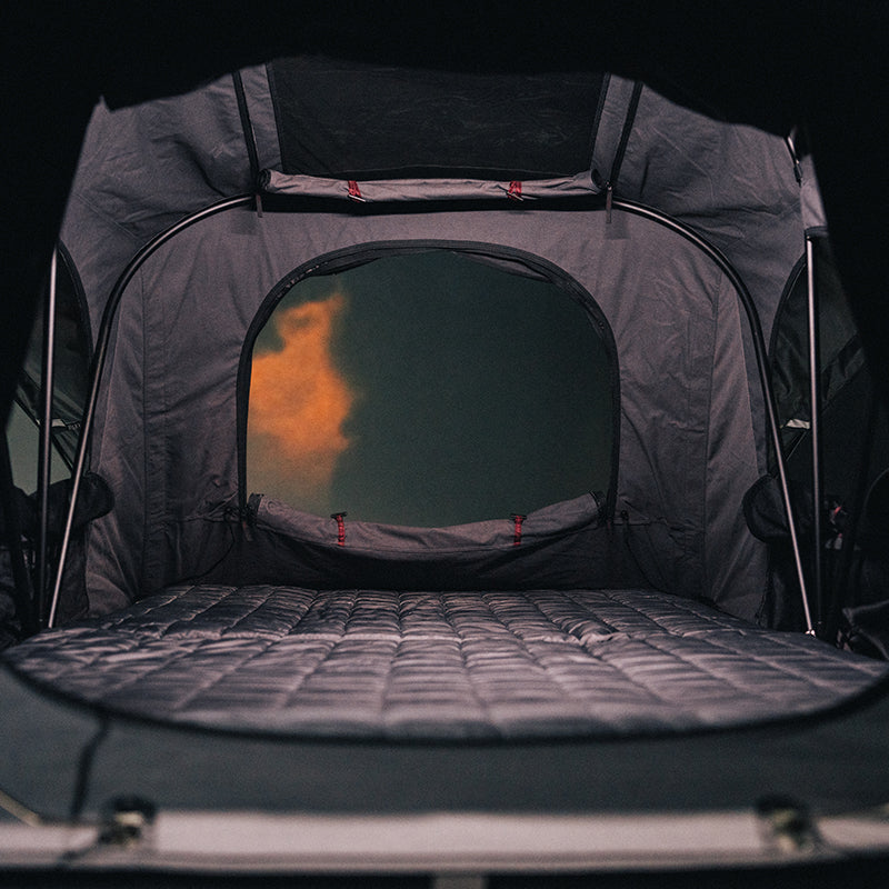 iKamper X-Cover 2.0 Mini Roof Top Tent Interior View From Entrance