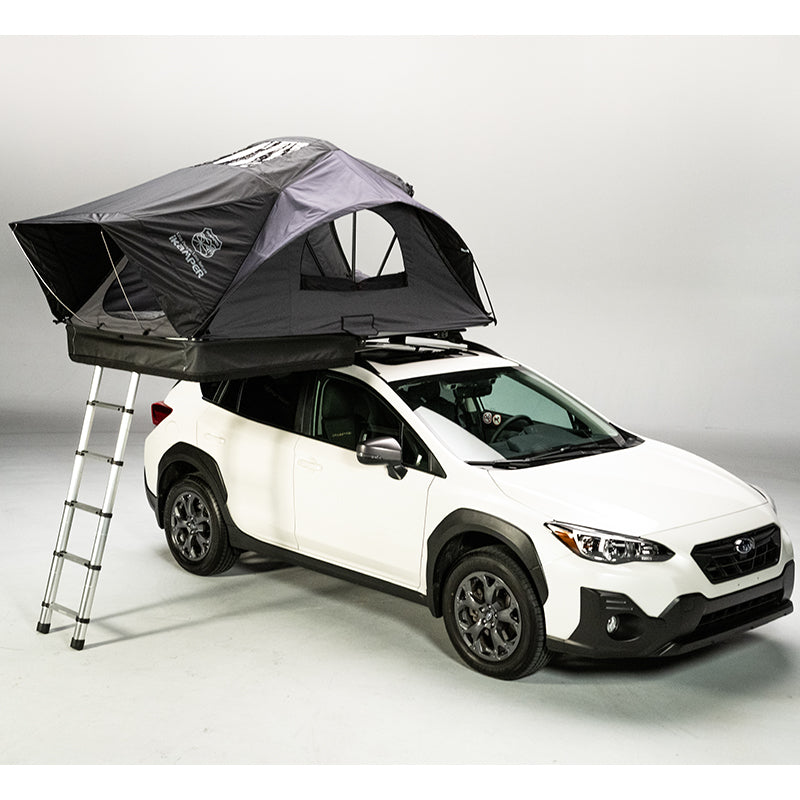 iKamper X-Cover 2.0 Mini Roof Top Tent Open View On Subaru