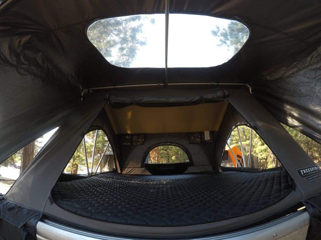 inside view of High Country Edition Large - 4-5 Person Roof Top Tent - by Go FSR