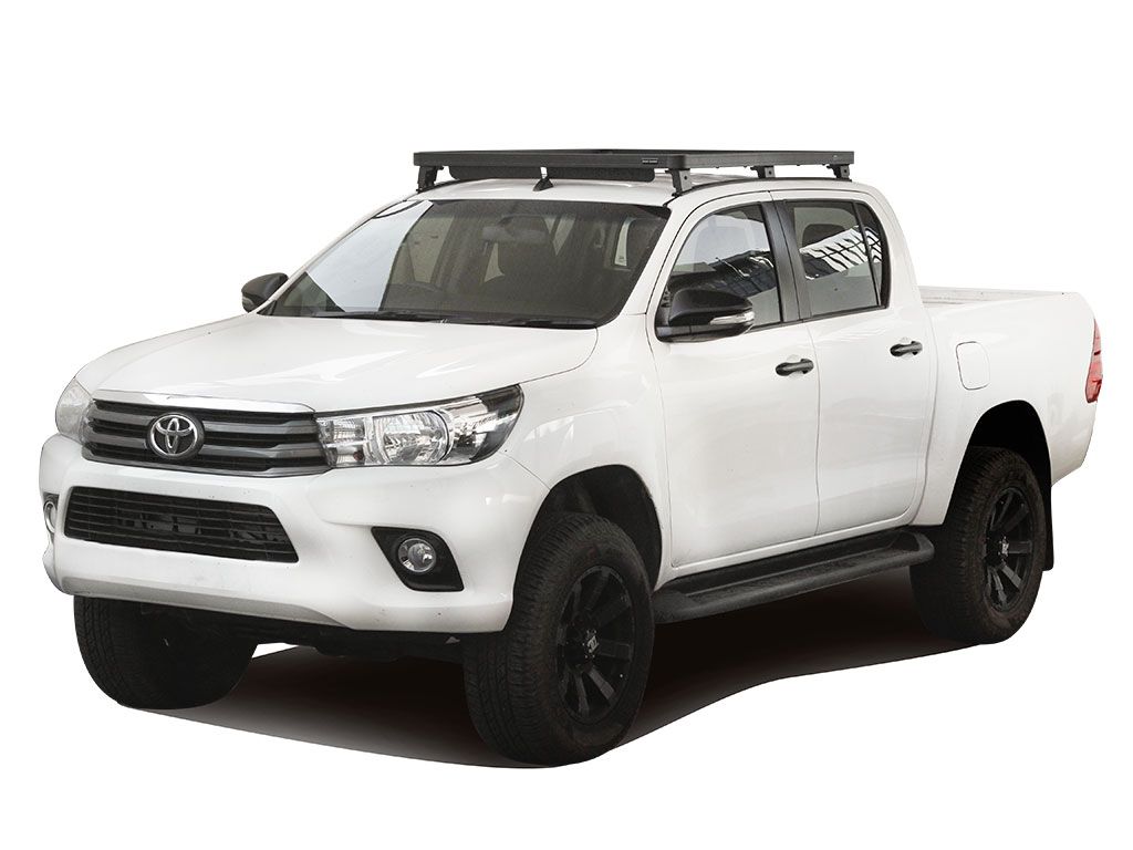 Front Runner Slimline II Roof Rack Track & Feet For Toyota HILUX REVO DC 2016-Current