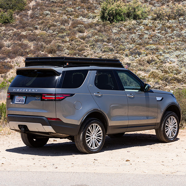 side view of BadAss Convoy Rooftop Tent For Land Rover Discovery 5 2017-2022