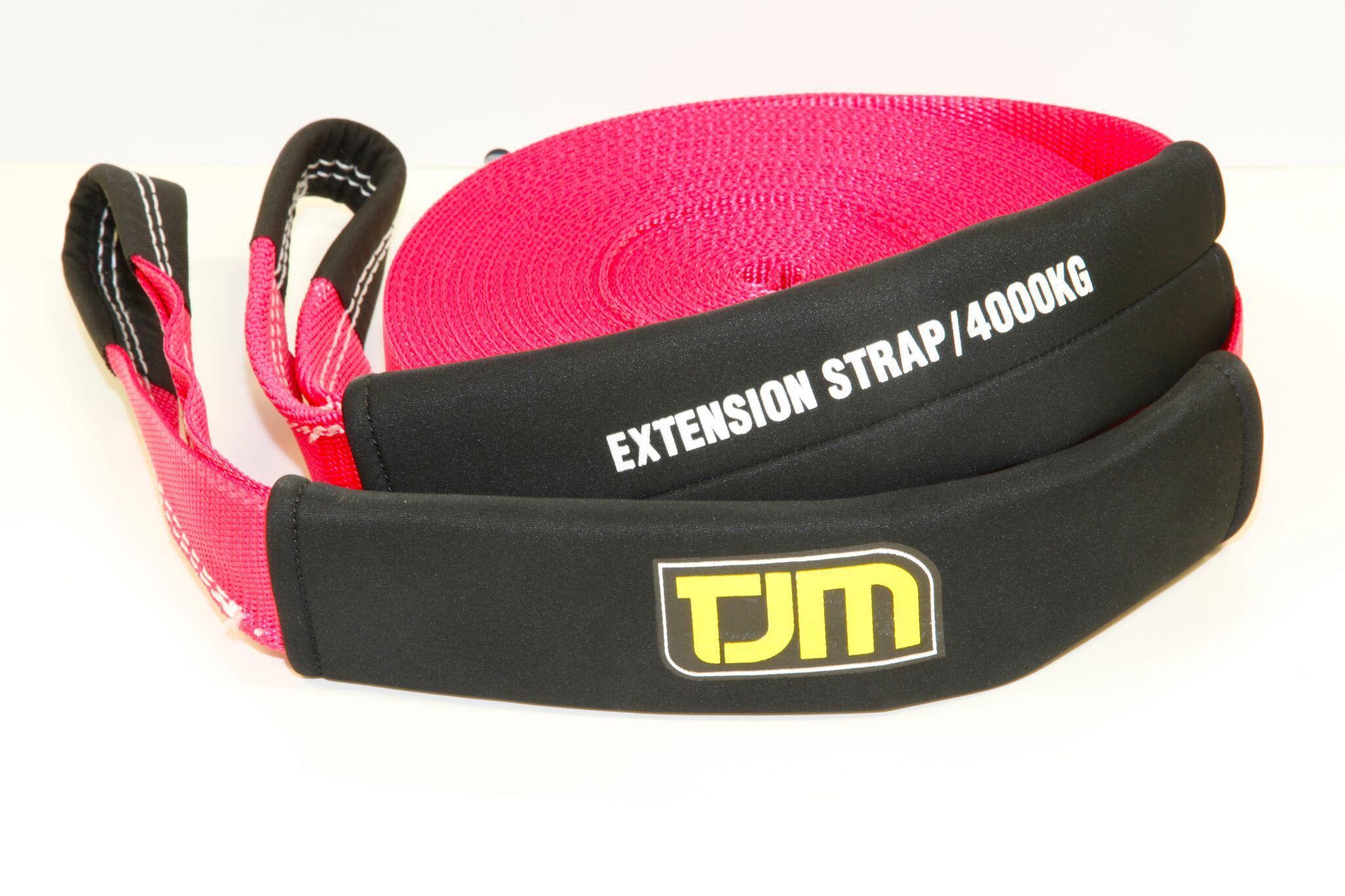 Winch Extension Strap - Pink & 10 Meters 4000kg Strength - by TJM
