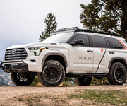 Side View Of The Installed Prinsu Toyota Sequoia Roof Rack