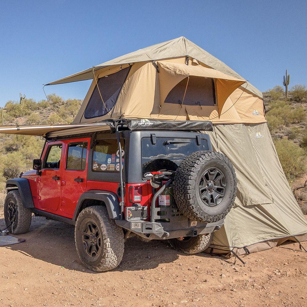 Ranger Roof Top Tent - 3 Person Capacity - Annex Included - by Tuff Stuff
