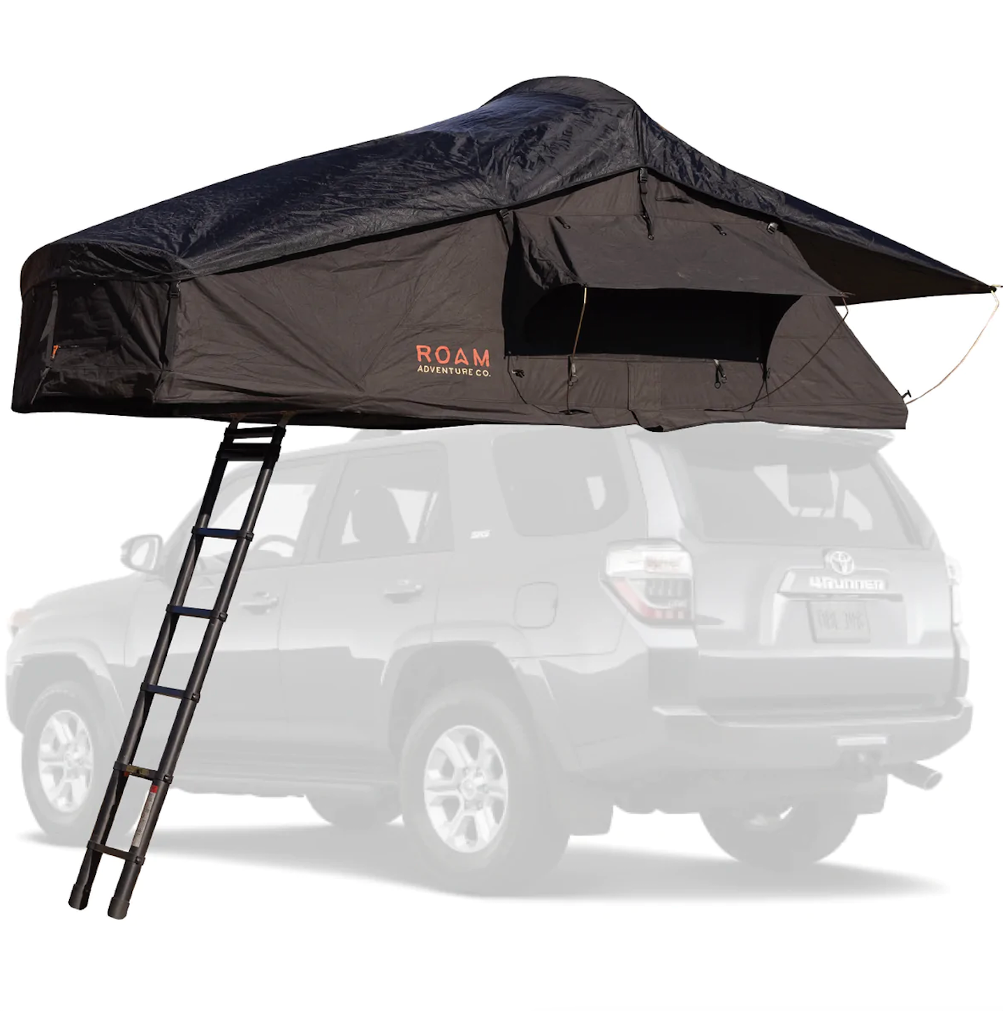 roam vagabond roof top tent in black