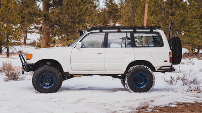 Sherpa 80 Series Land Cruiser Roof Rack Side View