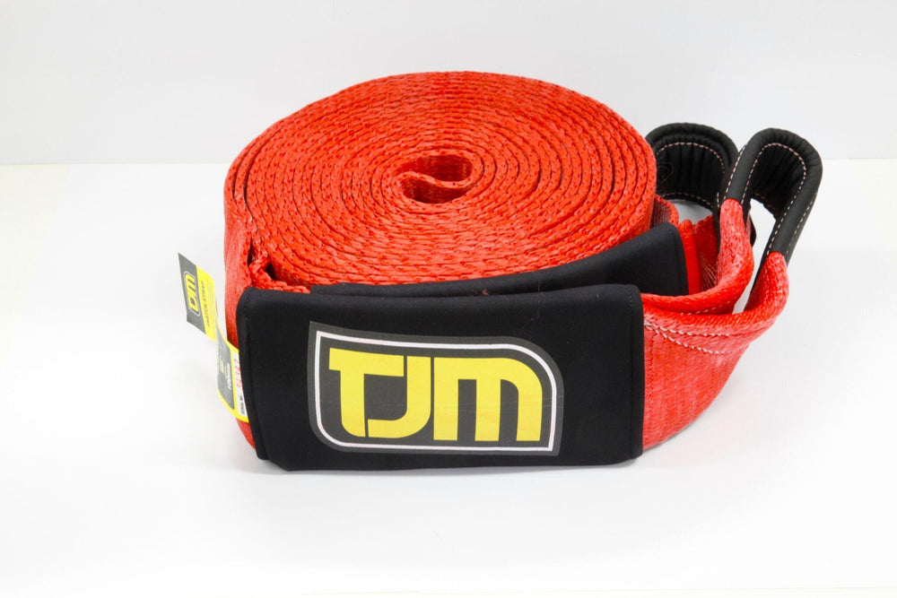 Snatch Strap 15,000Kg (33,000 Lbs) - Red 4" x 30" - by TJM