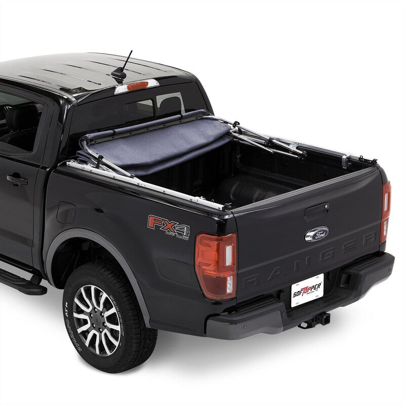Softopper Ford Ranger Truck Bed Cap Collapsed