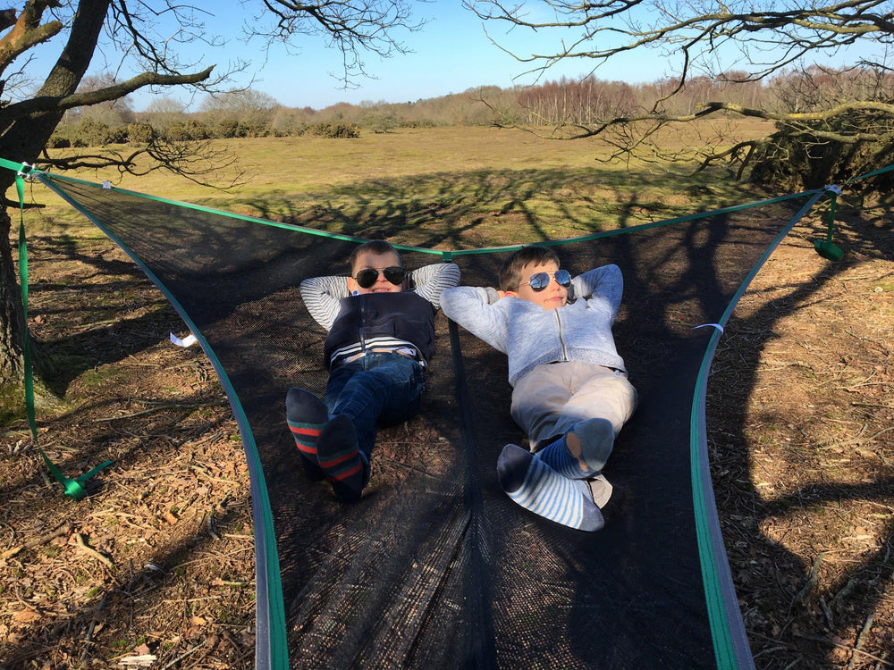 T-Mini Kidz Hammock - Ideal for Children - Fits 2-3 Kids and 8 Min Setup - by Tentsile