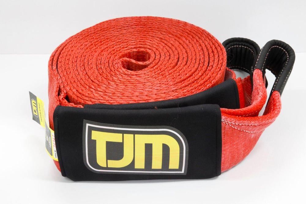 Snatch Strap 15,000Kg (33,000 Lbs) - Red 4" x 30" - by TJM