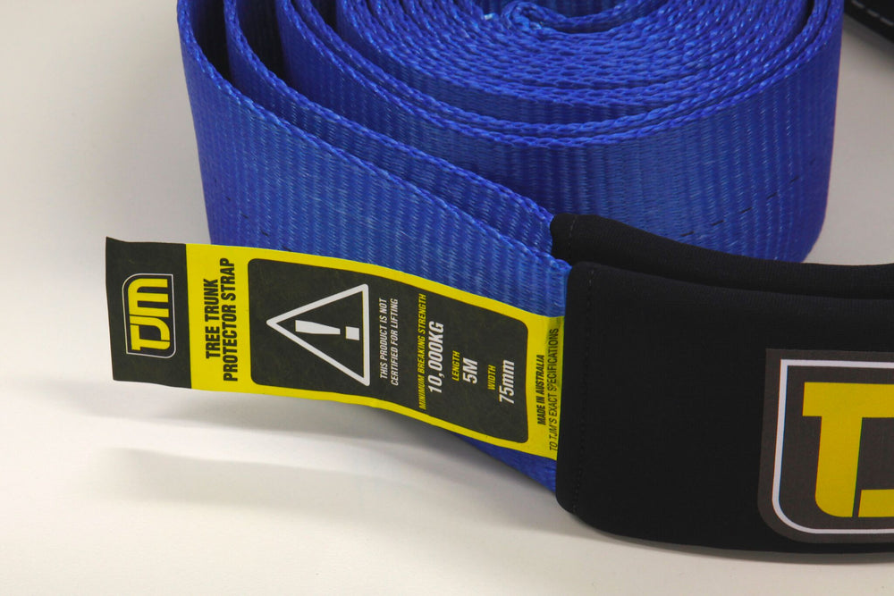 tjm tree truck protector strap color blue