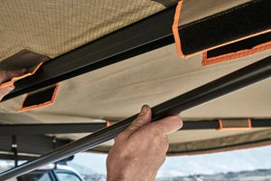 Telescoping Poles packed with Aluminum Arm for 270 Degree Compact Awning