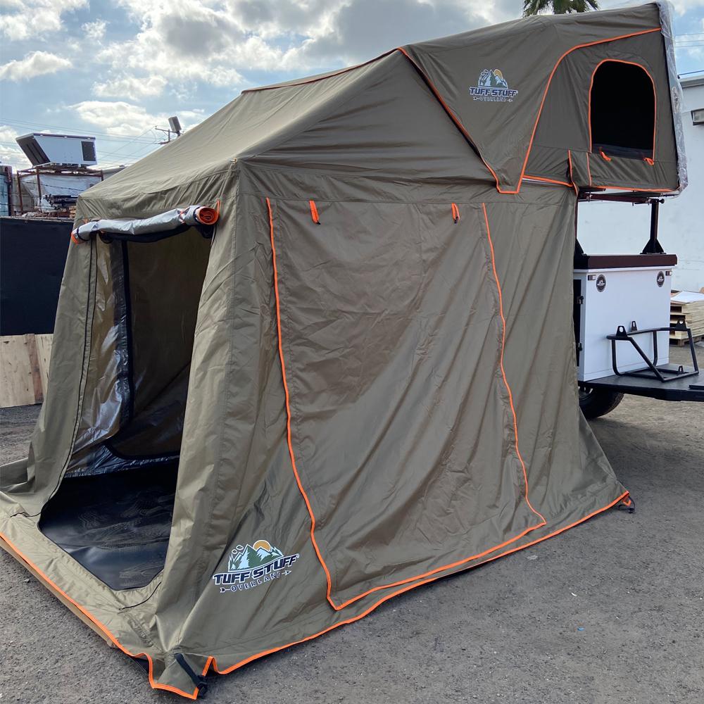 Tuff Stuff Stealth Aluminum Side Open - 3 Person - Roof Top Tent
