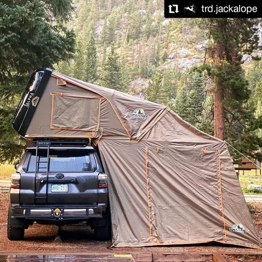 Tuff Stuff Stealth Aluminum Side Open - 3 Person - Roof Top Tent