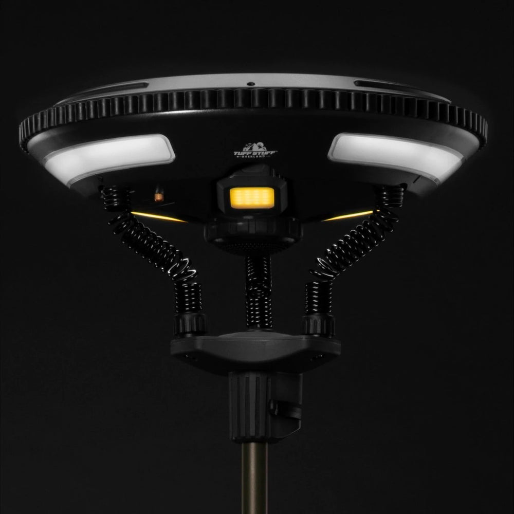 Tuff Stuff Halo Freestanding Camp Light with Three Light Pods Removable
