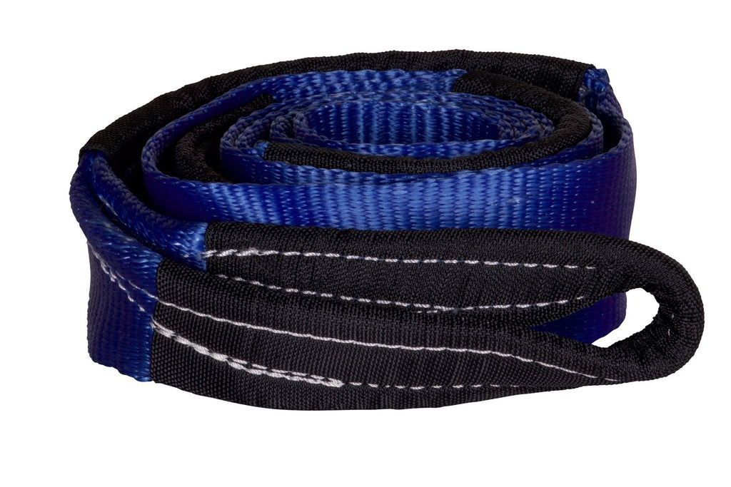 Tuff Stuff Recovery Winch Strap made with Blue Polyester for added durability
