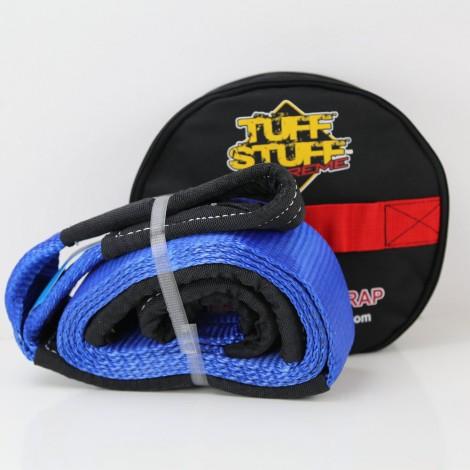 Tuff Stuff Recovery Winch Strap with Storage Case