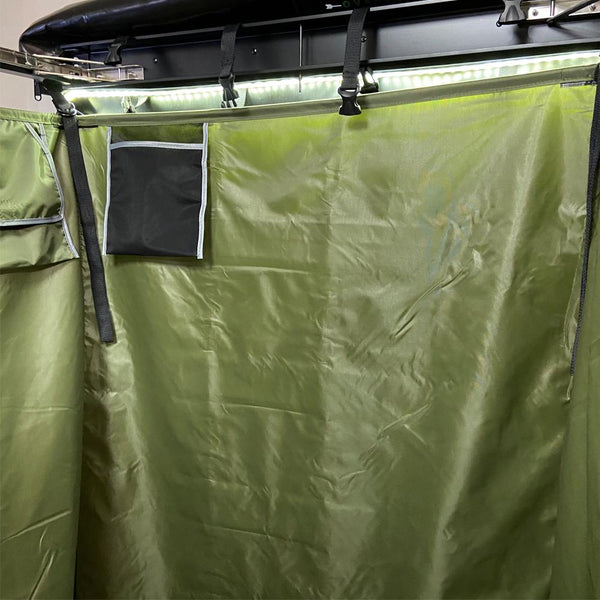 Interior of Tuff Stuff Tent Enclosure with Two Bag for Added Storage