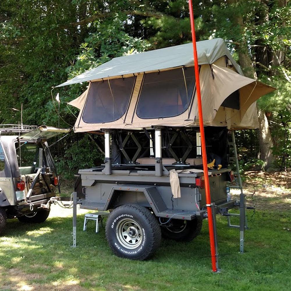 Elite 5 Person Roof Top Tent With Annex Room Included - by Tuff Stuff